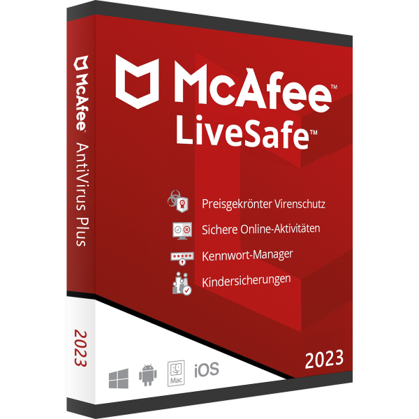 McAfee LiveSafe & VPN 2023