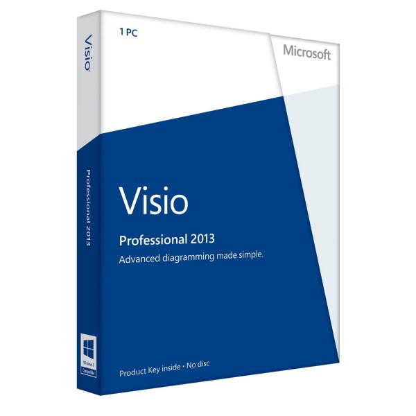 Microsoft Visio 2013 Professional | für Windows