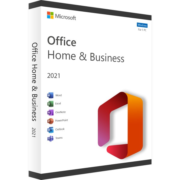 Microsoft Office 2021 Home and Business | für Windows | Accountgebunden