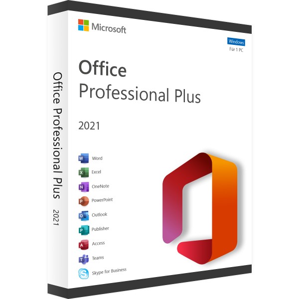 Microsoft Office 2021 Professional Plus | Windows - Accountgebunden