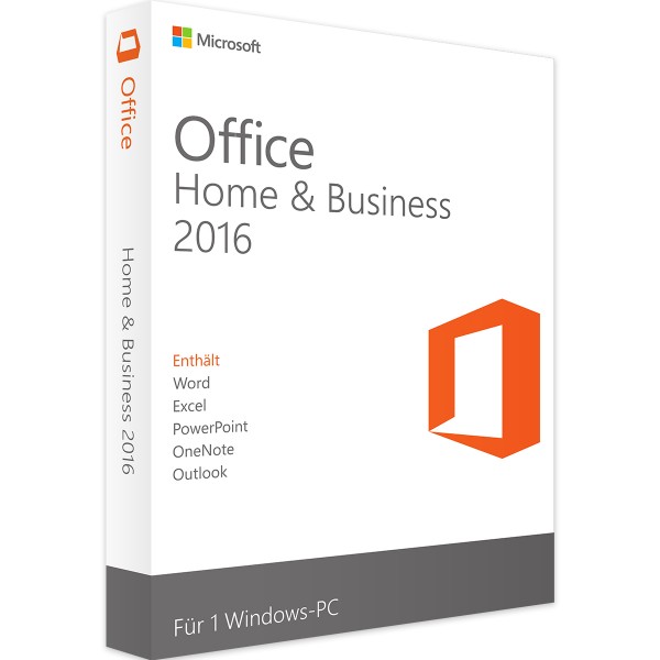 Microsoft Office 2016 Home and Business | für Windows - Retail