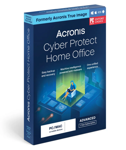 Acronis Cyber Protect Home Office Advanced | Win / Mac / iOS / Android | 50 GB Cloudspeicher